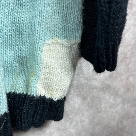 The Quacker Factory Cardigan Sweater Womens Size XS Blue Knit‎ Christmas Holiday - Picture 5 of 10